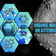 A graphic showing the organic molecules found on Ryugu.